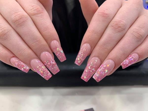 Fullset Gel Powder with Normal Polish