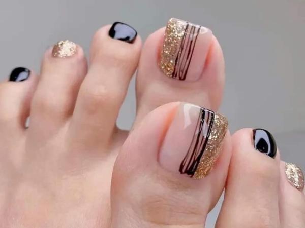 Fullset Toes with Gel Polish